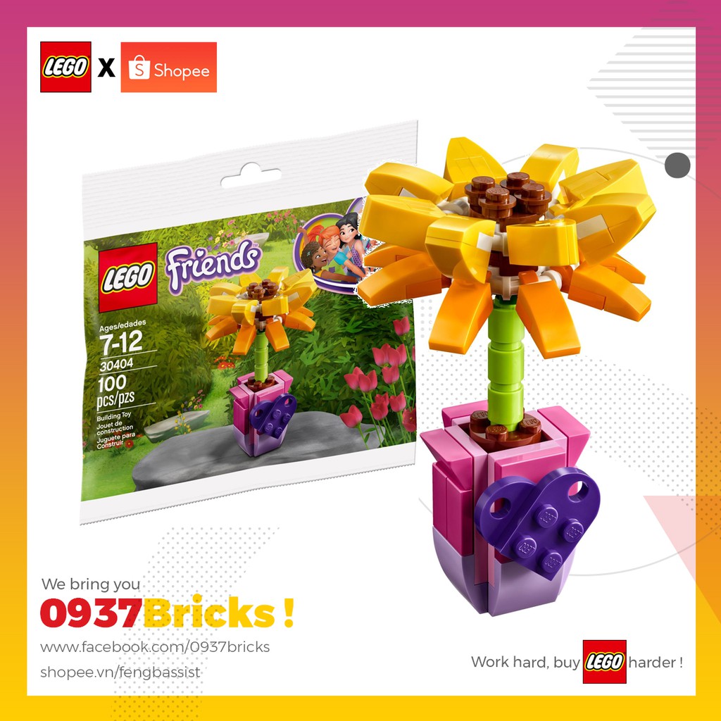 [ RẺ VÔ ĐỊCH ] Đồ Chơi Lắp Ráp LEGO Friends Bông Hoa Tình Bạn 30404 ( 100 chi tiết )