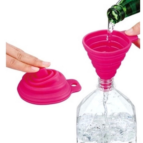 Phễu làm bằng silicone có thể gấp lại tiện dụng