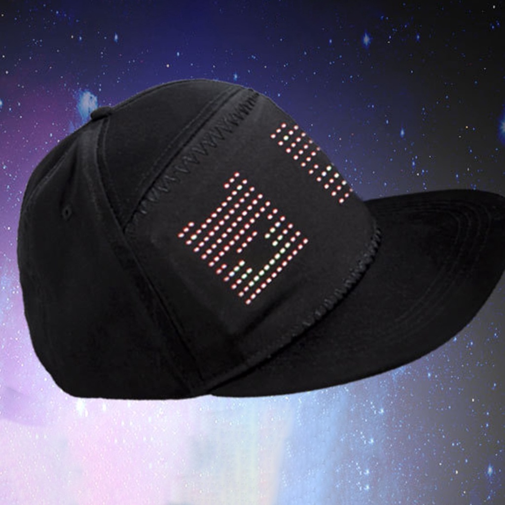 Nón Trang Trí Tiệc Halloween Kết Nối Bluetooth Có Đèn LED Sáng Tạo