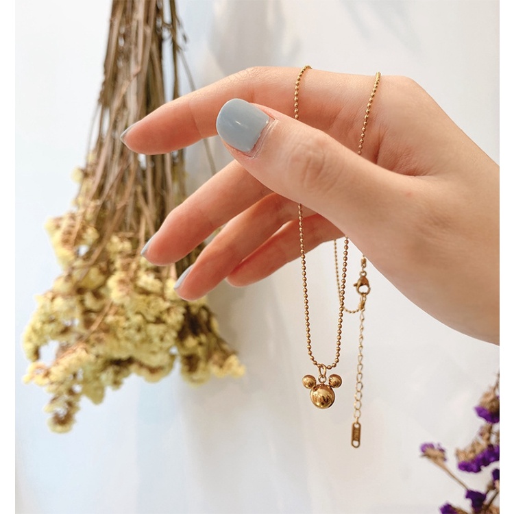 [FreeShip] Dây chuyền nữ titan Mickey X8-203a - CAM KẾT KHÔNG BAY MÀU