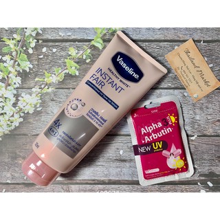 combo serum dưỡng 4x instant + vỉ alpha arbutin plus
