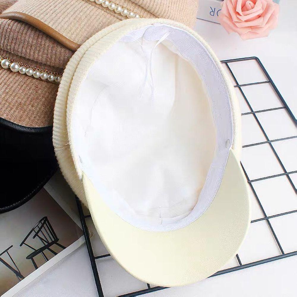 NICKOLAS Mũ Beret Vải Cotton Polyester Phong Cách Cổ Điển Thời Trang Cho Nữ