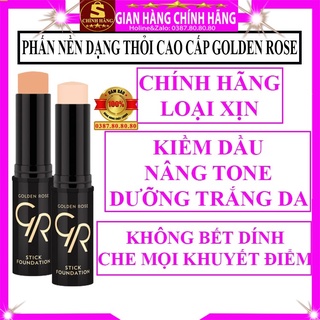 Kem phấn nền kiềm dầu che khuyết điểm nâng tone dạng thỏi chính hãng Golden Rose cho da dầu mụn khô nhạy cảm CC BB cream