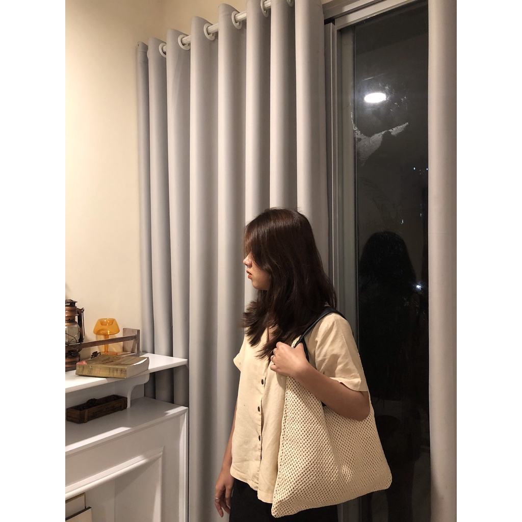 Túi Xách Đan Cói Thời Trang Mùa Hè Đi Biển Cho Nữ