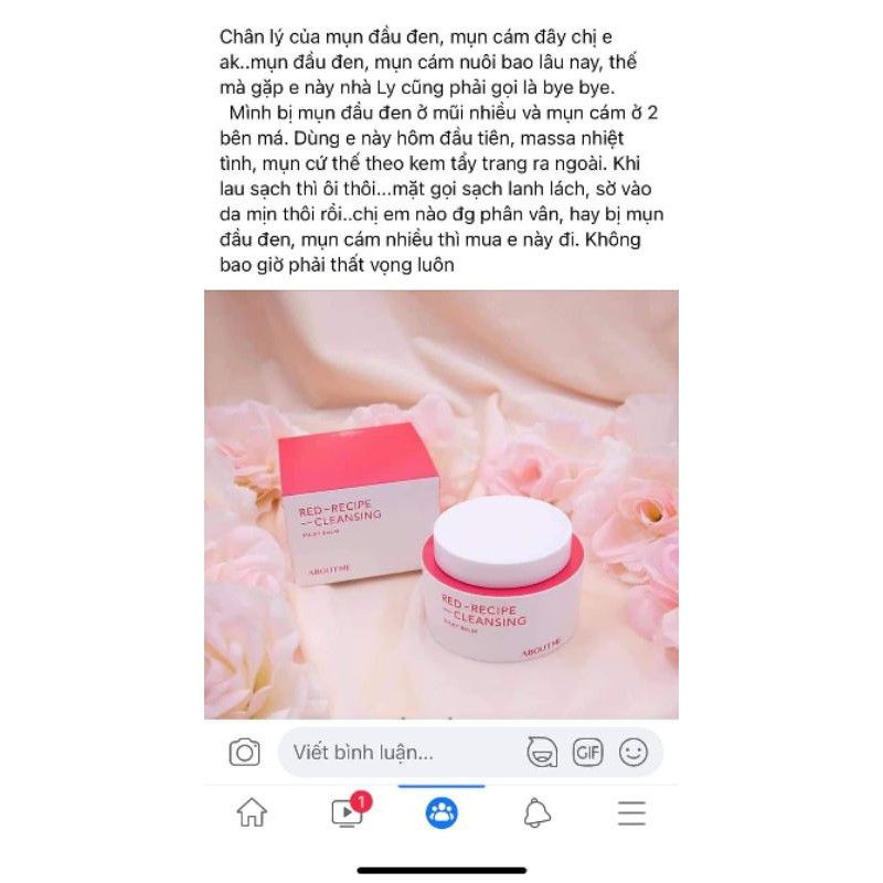 Sáp tẩy trang dạng sữa About Me