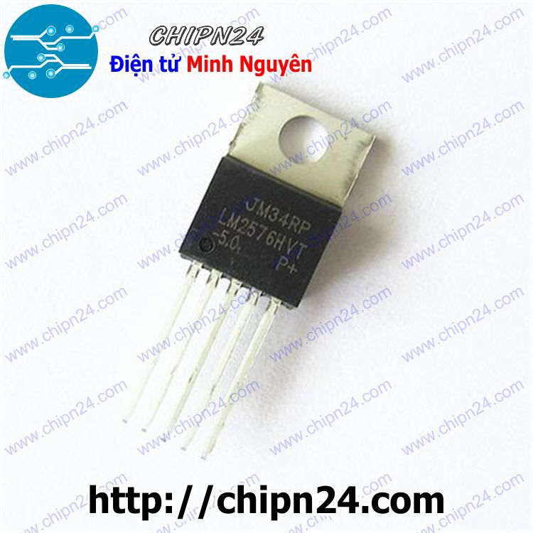 [2 CON] IC LM2576HVT-5V TO-220-5 DIP (Input 4V-60V LM2576 LM2576HVT-5.0 2576)