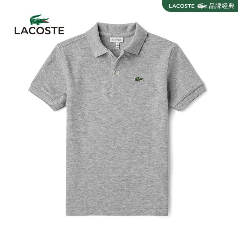 Áo thun polo LACOSTE PJ290 tay ngắn họa tiết cá sấu kiểu Pháp thời trang mùa thu New - ! *