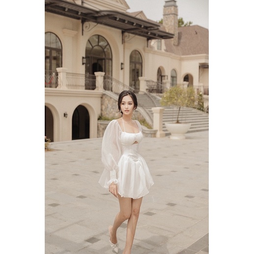 Đầm trắng Lilou