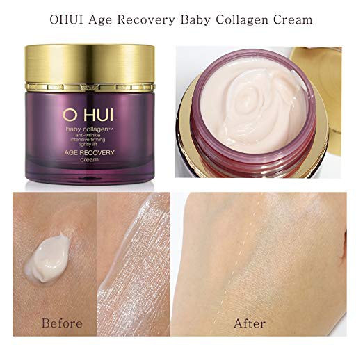 Gói Sample Kem dưỡng ohui tím chống lão hóa Age Recovery baby collagen- AB Authentic