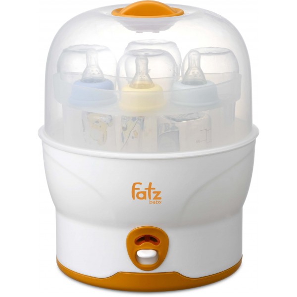 Máy tiệt trùng 6 bình sữa Fatz, Máy tiệt trùng bình hơi nước không BPA Fatzbaby FB4019SL BẢO HÀNH 12 THÁNG