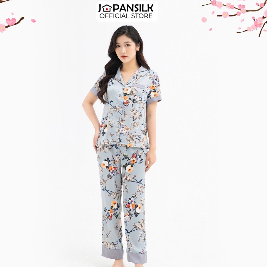 Combo Bộ Sưu Tập Pijama Lụa Satin Nhật Họa Tiết Đồ Ngủ Cộc Tay JAPAN SILK
