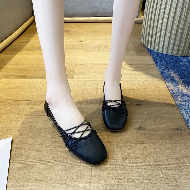 [ Mã 66CBSALE giảm 30K đơn 200K] Giày búp bê mũi vuông phong cách thời trang dành cho phái đẹp | BigBuy360 - bigbuy360.vn