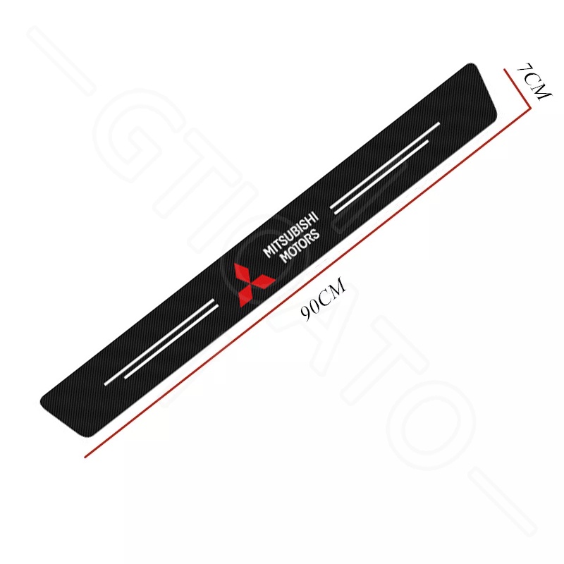 GTIOATO 1 Chiếc Sợi Carbon Dán Xe Dán Cốp Xe Hơi DáN ChốNg XưỚC Ô Tô Bảo Vệ Cốp Sau Xe Hơi Phụ KiệN Ô Tô Cho Mitsubishi Xpander Attrage Outlander Mirage Triton Pajero Xpander Cross