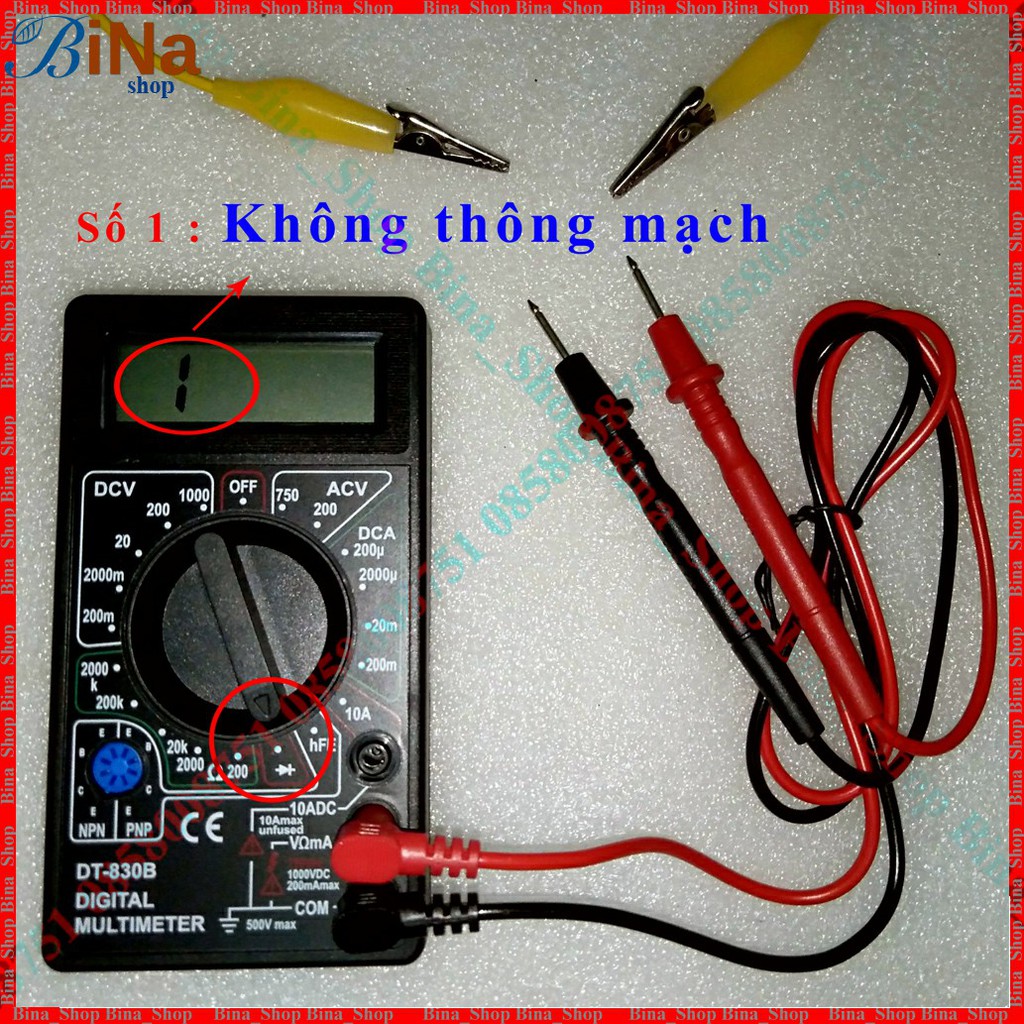 Đồng hồ vạn năng DT-830B