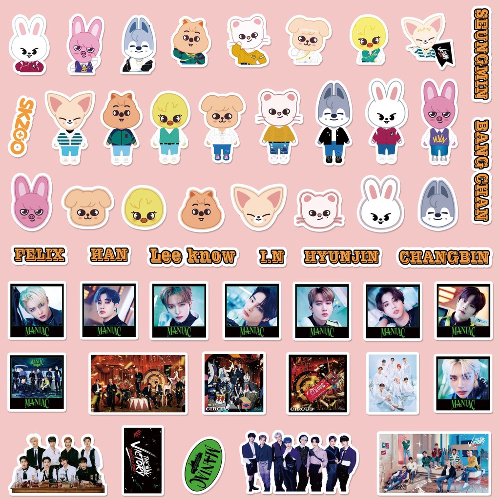 StrayKids Album CIRCUS Stickers Stray Kids ODDINARY Phone Luggage Tag Diy Sticker