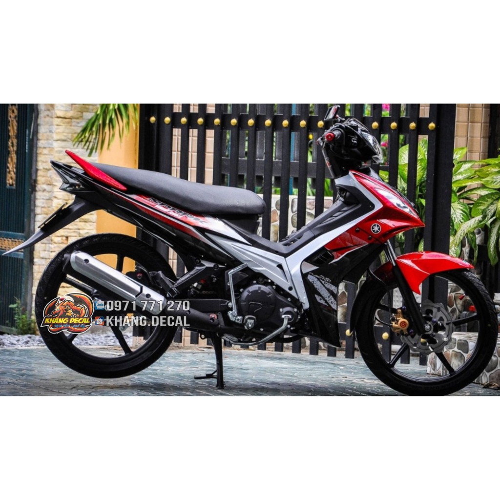 Tem rời Exciter 135 spark thái Đỏ đen