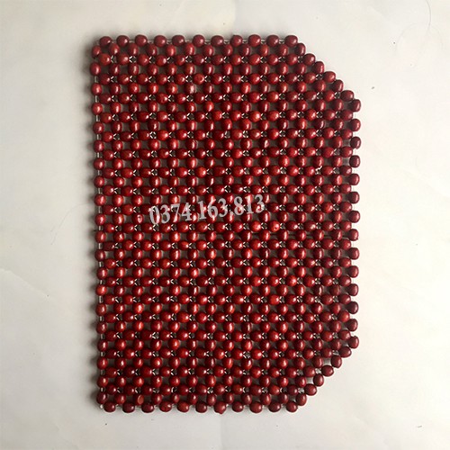 Tấm miếng đệm lót yên xe máy bằng hạt gỗ cho xe ga và xe số
