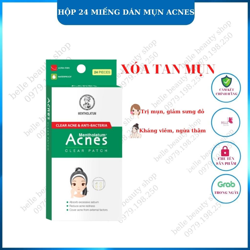 🎊Miếng dán mụn Acnes Clear Patch H24 miếng🎀 BON STORE