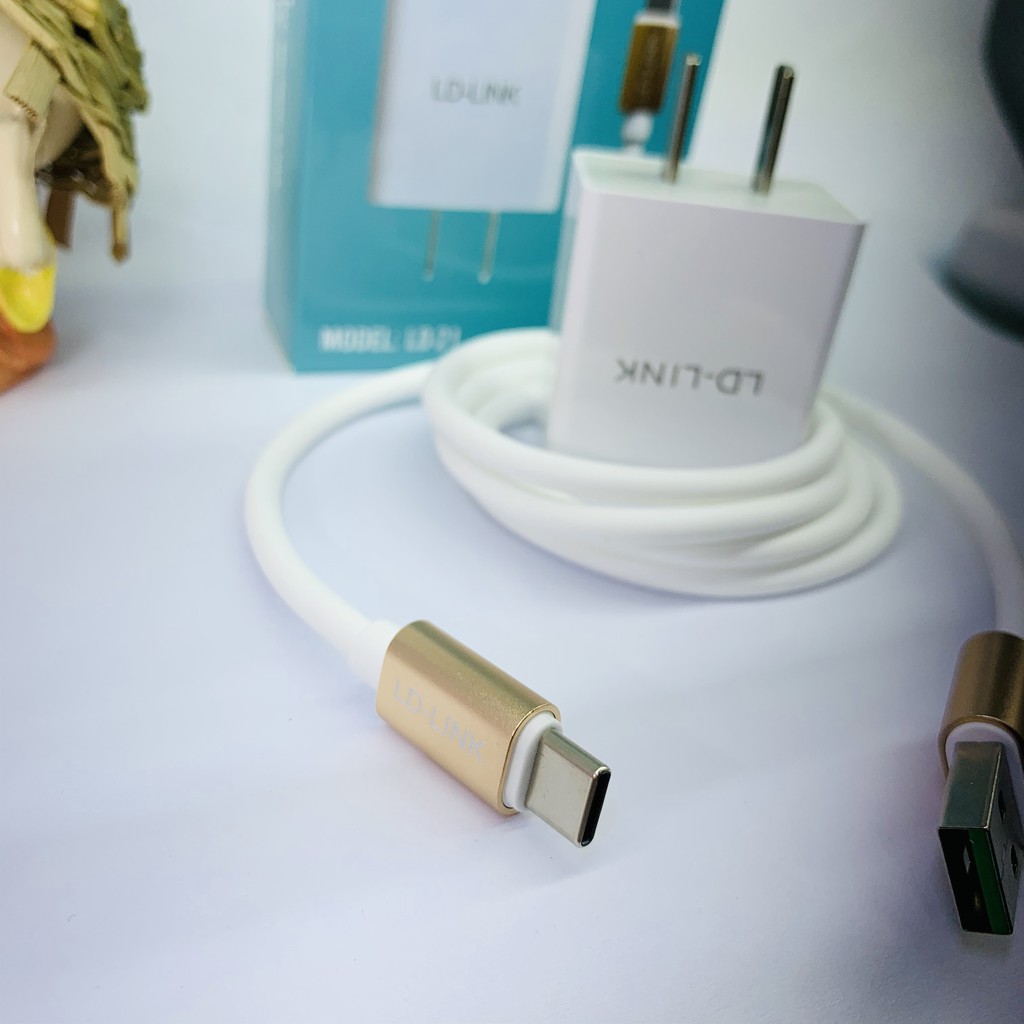 Bộ sạc nhanh Type C chính hãng Ldlink cho Samsung/vivo/oppo/huawei/vsmart/nokia/redmi/relame