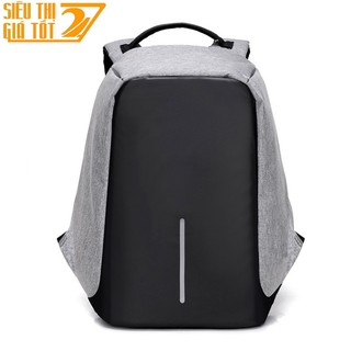 Balo Laptop CHỐNG TRỘM- CHỐNG SỐC - CHỐNG NƯỚC (ghi) HÀNG CHẤT LƯỢNG