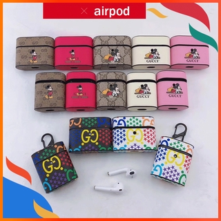 GUCCI BRANDED Túi Đựng Tai Nghe Airpods 1 / 2 / 3 Pro Hình Chuột Mickey Dễ Thương