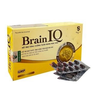 Thực phẩm bảo vệ sức khỏe Brain IQ- Tăng Cường Tuần Hoàn Não, Ngủ Ngon, Cải Thiện Trí Nhớ