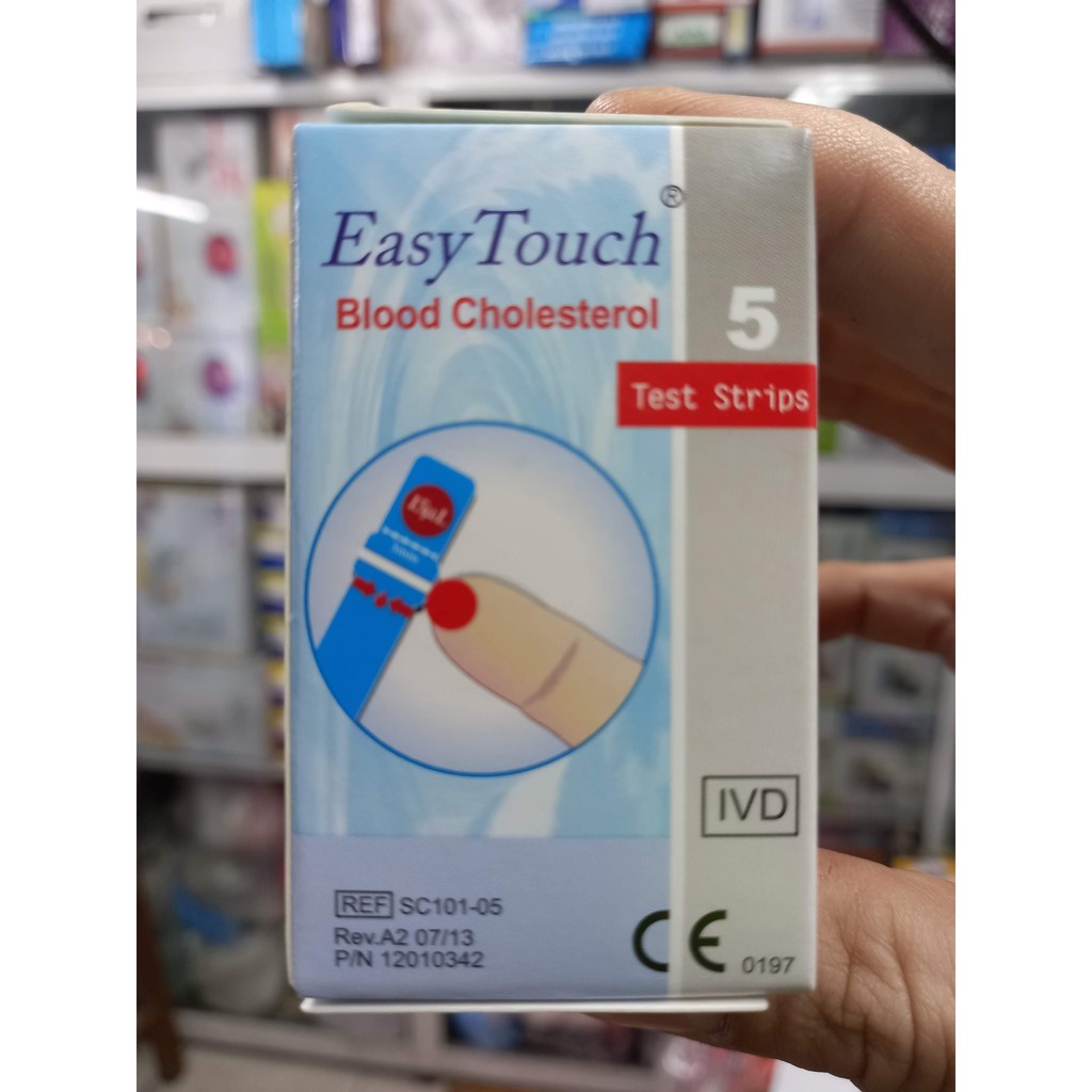 Que thử mỡ máu,cholesterol cho máy đo Easytouch GCU ET322(5 que)