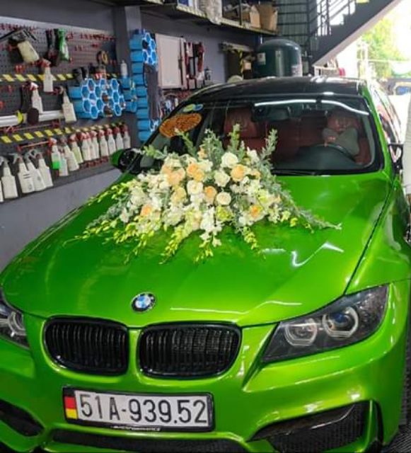 Màu Sơn Xanh Cốm BMW ( Sơn oto xe máy ) đóng lon 1lit