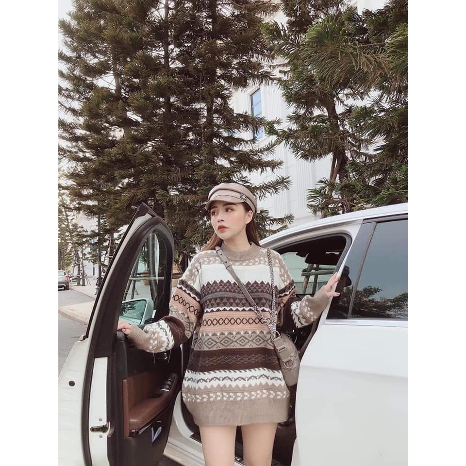 [Mã WARN30 hoàn 15% xu đơn 150k] Áo len thổ cẩm quảng châu hình mới | BigBuy360 - bigbuy360.vn