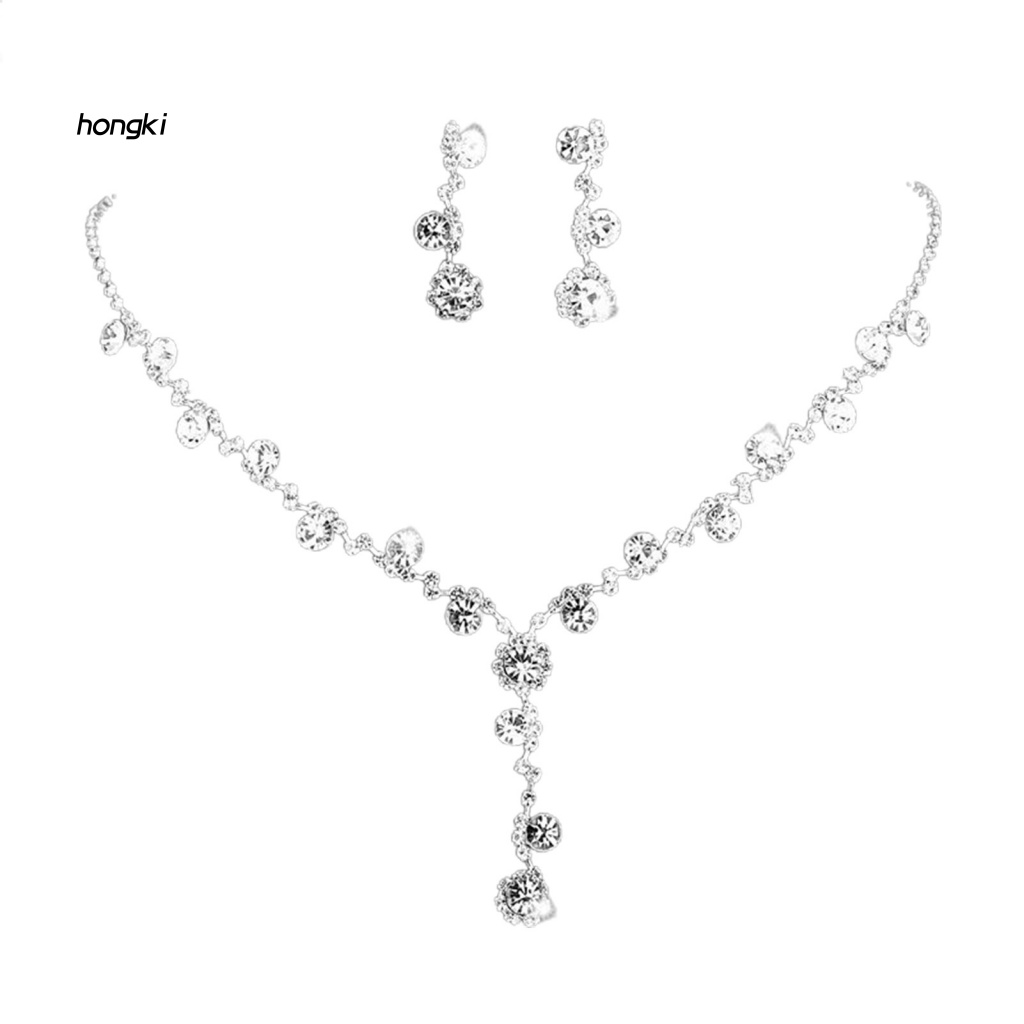 Set 2 / 3 Trang Sức Đeo Tai / Vòng Cổ / Vòng Đeo Tay Chống Biến Dạng Hình Mắt Cho Nữ