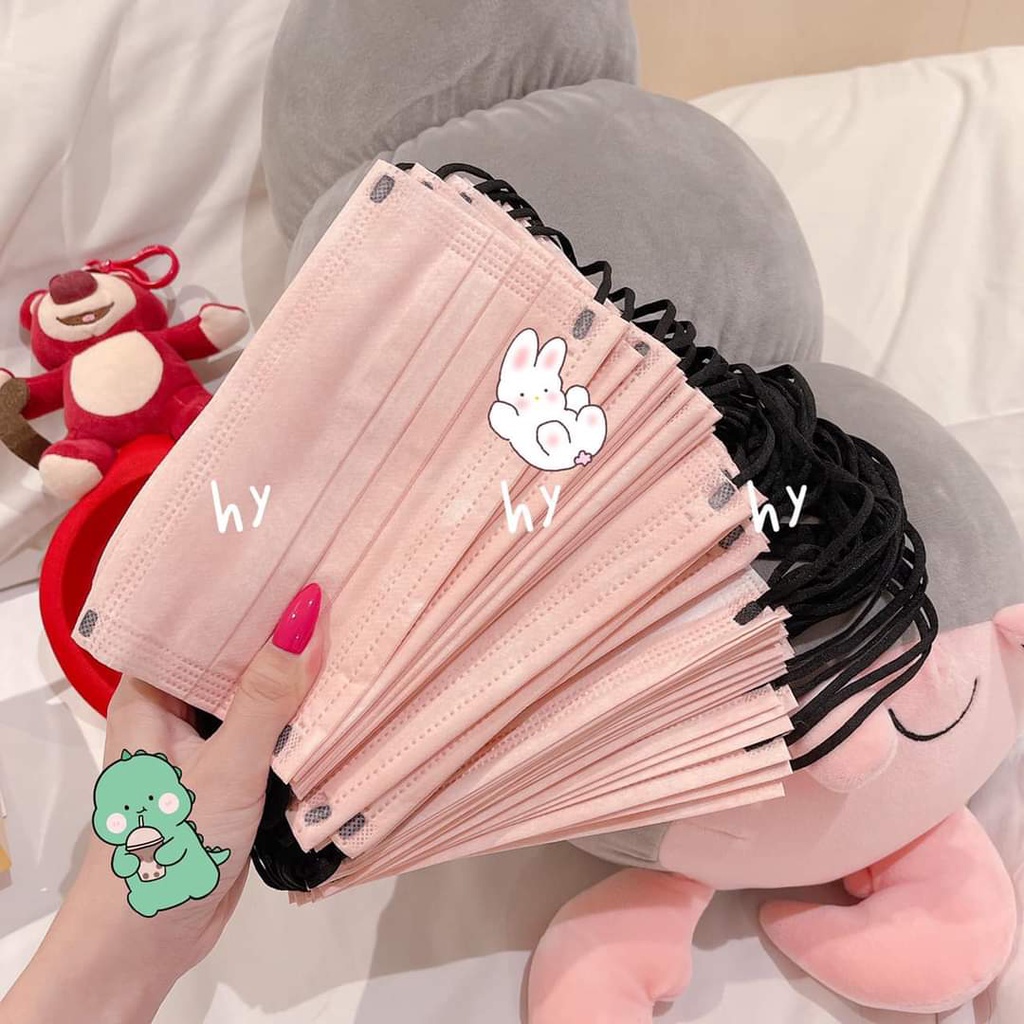 Khẩu Trang Thái Lan Happiness Mask 4D hộp 50 cái  siêu xinh