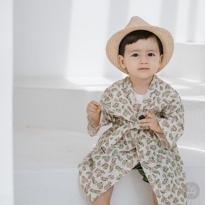 Áo choàng đi biển trẻ em Hàn Quốc Happyprince