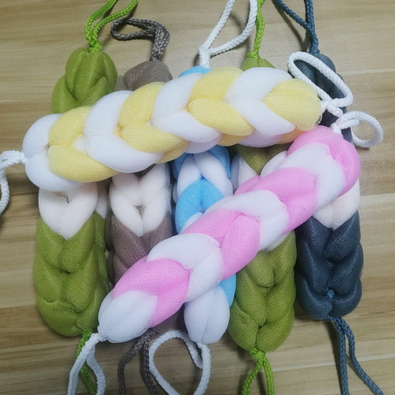 [Hàng mới về] Dải xốp lưới tắm tẩy tế bào chết màu sắc giao ngẫu nhiên