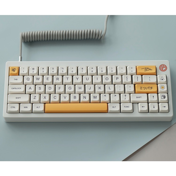 Keycap PBT XDA Shimmer, Milk kiểu in Dyesub nút bàn phím cơ phù hợp nhiều loại bàn phím cơ bản