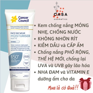 [Cancer Council] Kem chống nắng Face Day Wear Invisible SPF 50+/ PA ++++