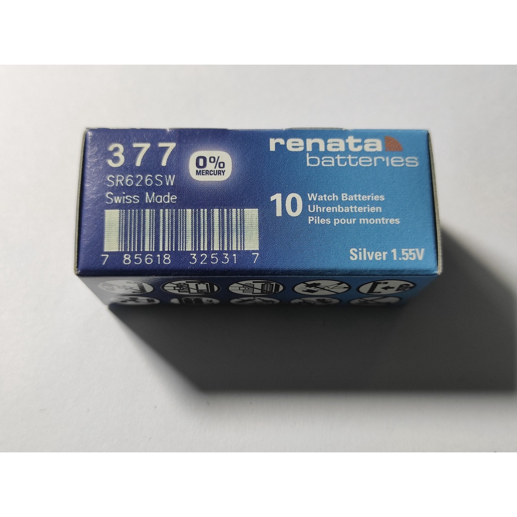 1 Viên Pin Đồng Hồ Renata Thụy Sĩ SR626SW / 377 Loại Tốt