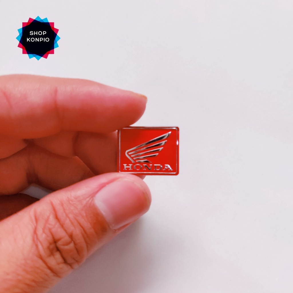 Tem Logo Cánh Chim Honda Dập Nổi, Titan Dán Xe
