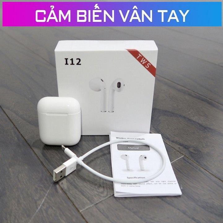 Tai nghe bluetooth i12 TWS thông minh PIN khủng - Bản nâng cấp