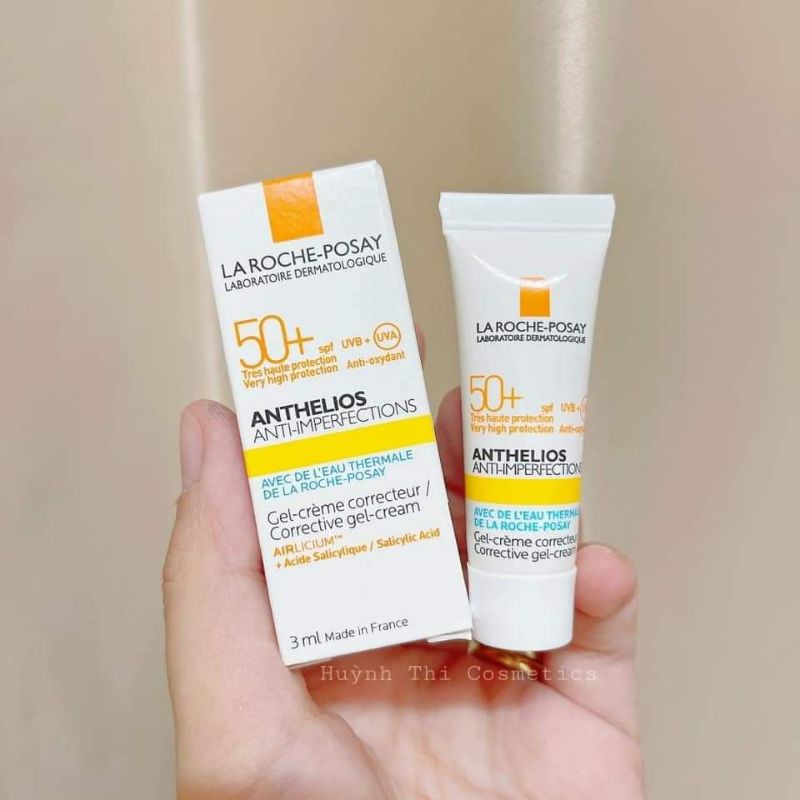 KEM CHỐNG NẮNG LAROCHE POSAY ANTHELIOS FLUIDE INVISIBLE SPF 50+ 3ml