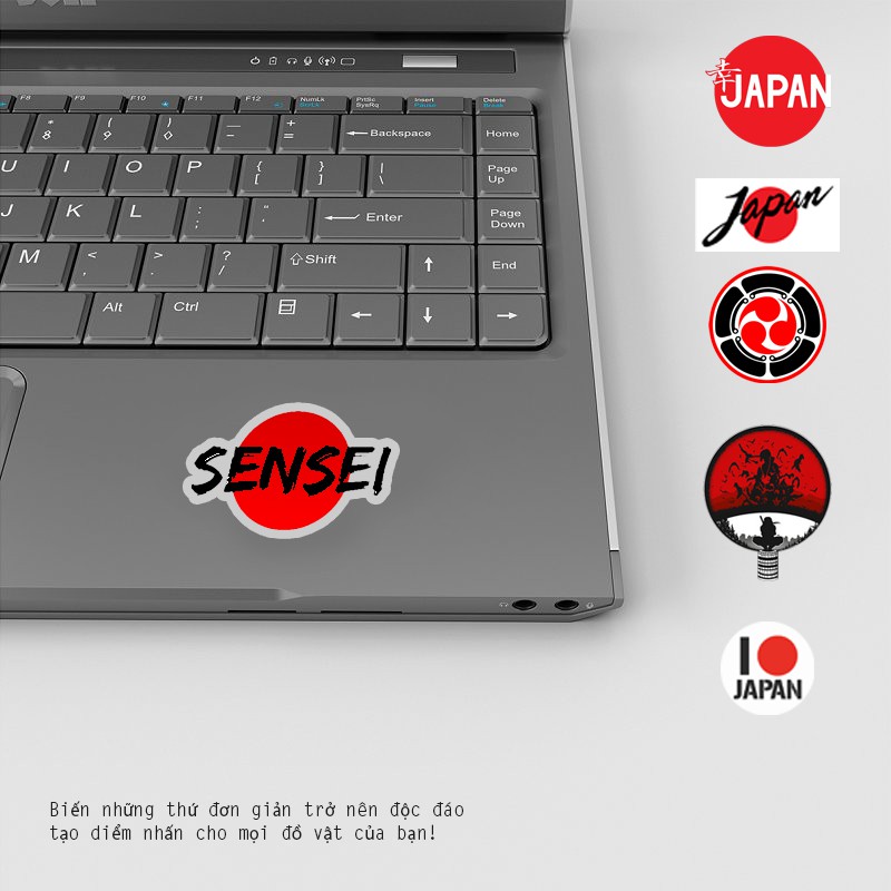 [ Xưởng Bán Sỉ ] Sticker Dán Nón Bảo Hiểm Chủ Đề Japan