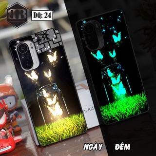 Ốp lưng kính Dạ Quang Xiaomi Redmi K40 / Redmi K40 Pro / Poco F3 phát sáng trong đêm siêu sang