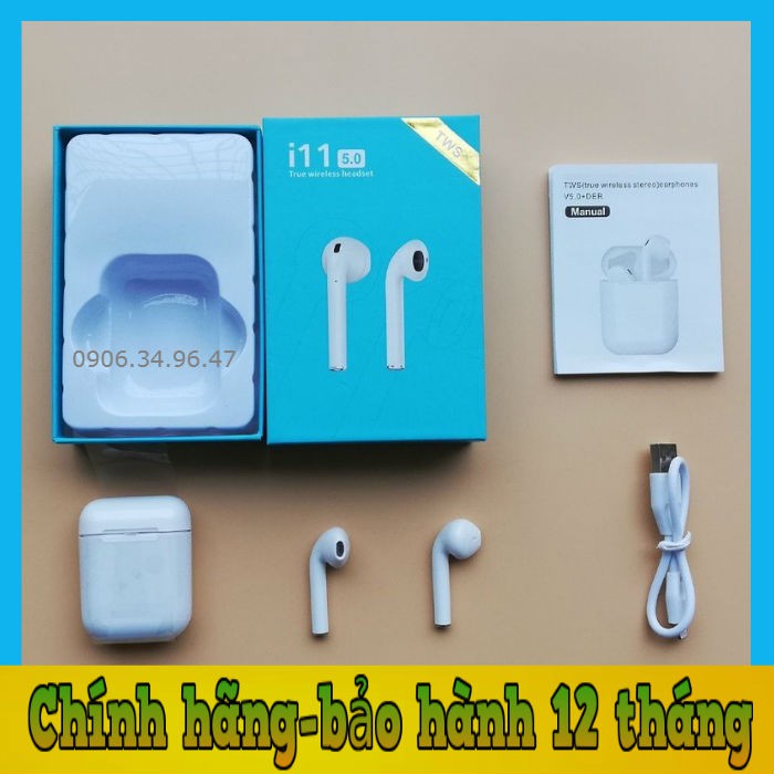 [Mua Tainghe Tặng Vỏ bọc+Móc] Tainghe Bluetooth I12,I11,I7S-TWS 5.0 Siêu Rẻ Siêu Chất Lượng. | BigBuy360 - bigbuy360.vn