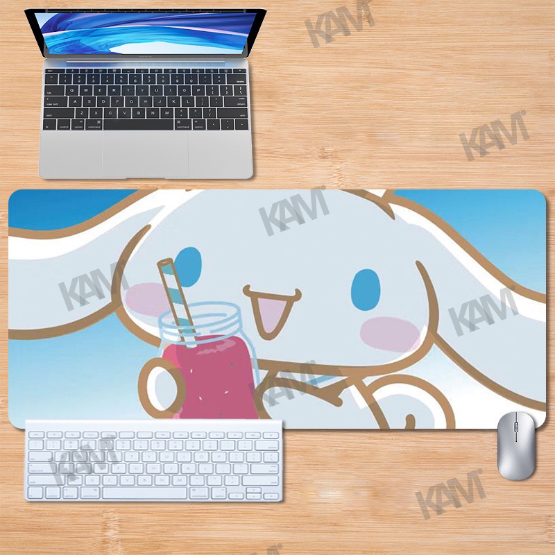 Tấm Lót Chuột Và Bàn Phím Cỡ Lớn 800Mm X 300Mm Chống Thấm Nước In Họa Tiết Hoạt Hình Sanrio Cinnamon Dễ Thương Trang Trí Phòng Làm Việc