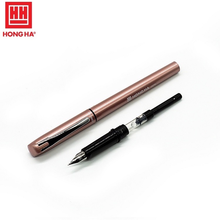 Bút máy nét trơn Color Hồng Hà 2275 I Bút mực kèm pitton , có ngòi EF siêu trơn mượt thay thế
