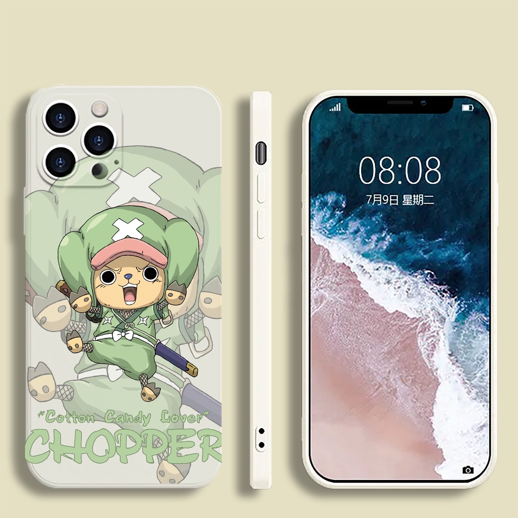 Ốp Điện Thoại Silicone Chống Sốc In Hình One Piece Chopper Cho iPhone 13 / 12 / 11