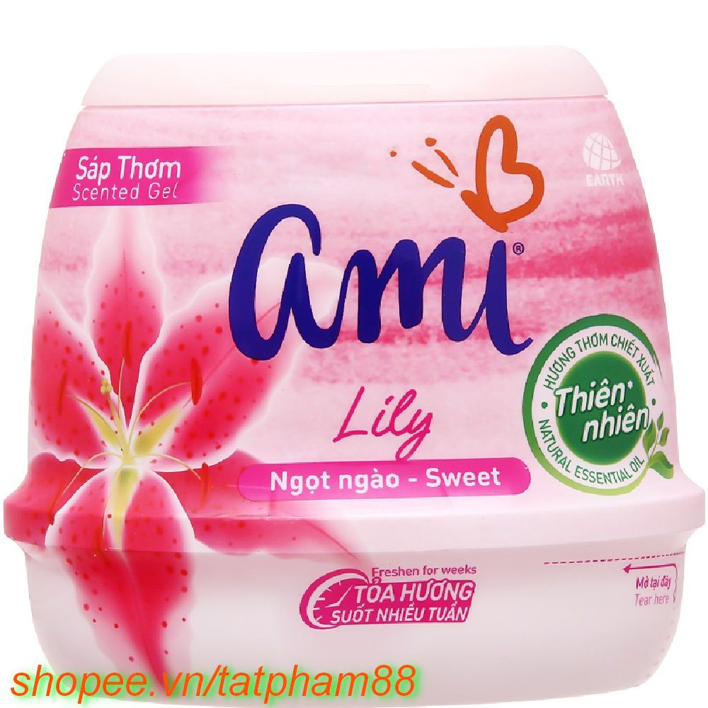 Sáp Thơm Phòng Ami 200G Hương Lily Ngọt Ngào, tatpham88 Chất Lượng Tạo Nên Niềm Tin.