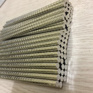 Nam châm viên trắng 4 X 1 MM (SET 50 VIÊN )