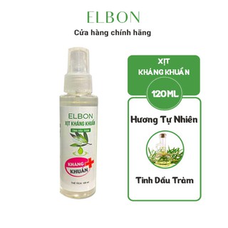 Xịt Kháng Khuẩn Tinh Dầu Tràm Elbon 120ml