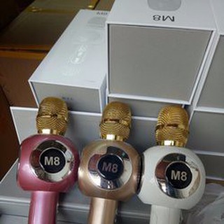 [CỰC SHOCK] Micro Karaoke M8 Có Đèn Led