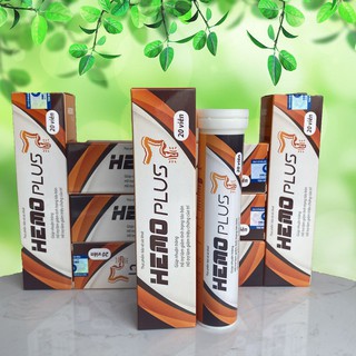 (Mua 2 tặng 1) HEMO PLUS - VIÊN SỦI HỖ TRỢ TRĨ , GIÚP NHUẬN TRÀNG , GIẢM TÌNH TRẠNG TÁO BÓN HỘP 20 VIÊN